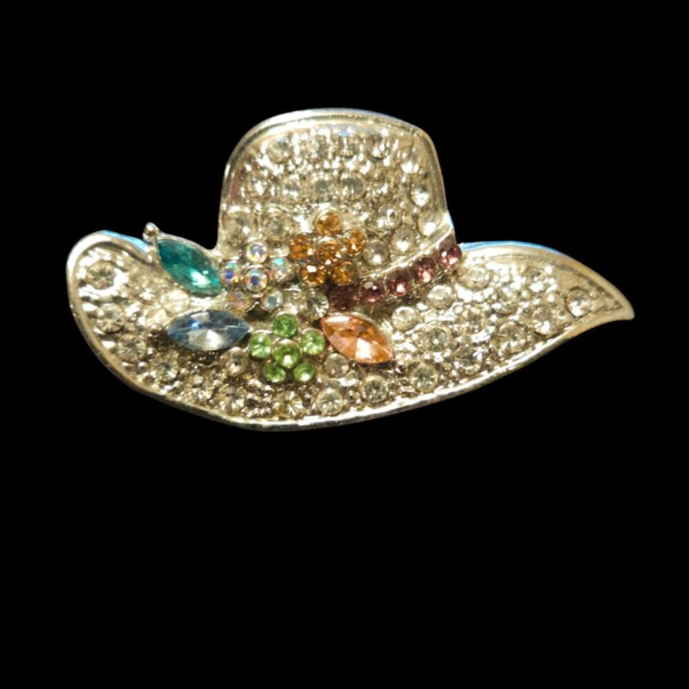 18mm Rhinestone Hat Snap Charm